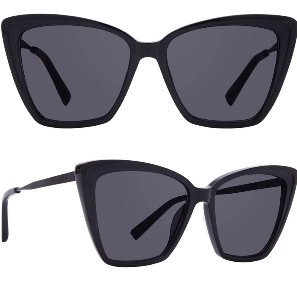 DIFF Eyewear Becky II Designer Cat Eye Sunglasses